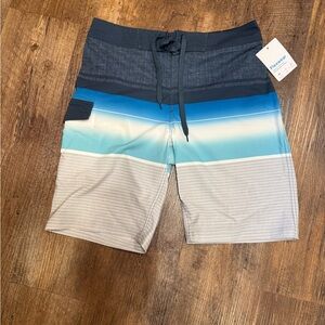 NWT Sonoma Men's Blue Swim Trunks Shorts, medium SZ 30